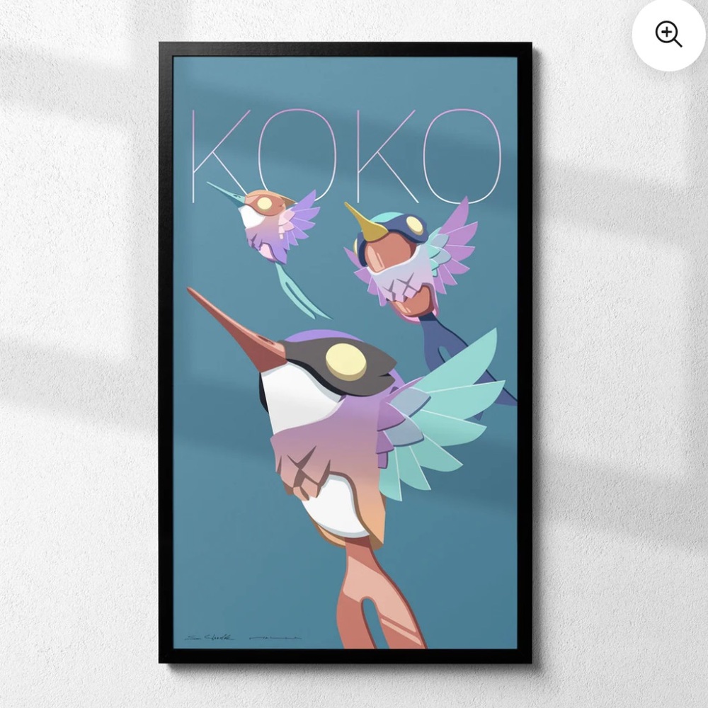 COARSE Gallery - KOKO [Season Three] Signed Hummingbird Poster